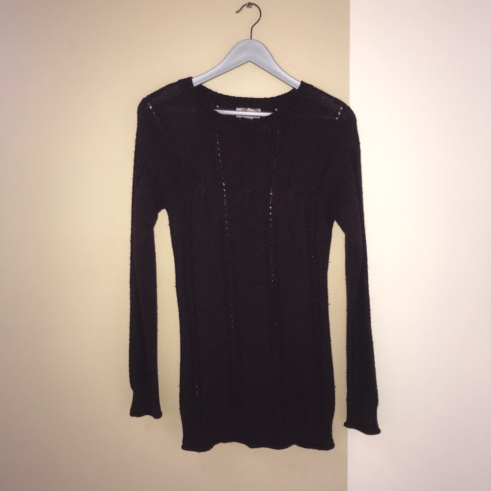 Forever 21 purple long sweater